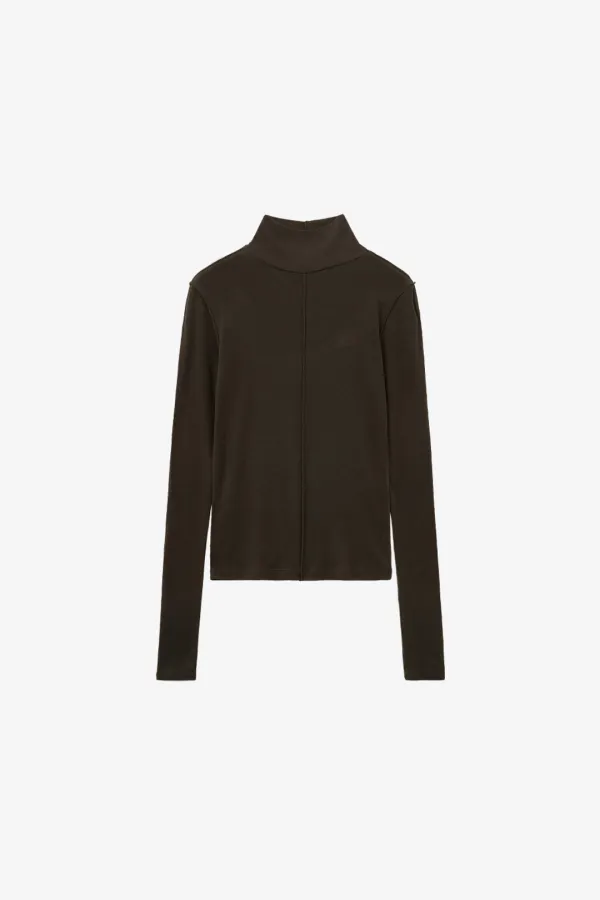 라인 포인트 터틀넥 KHAKI BROWN