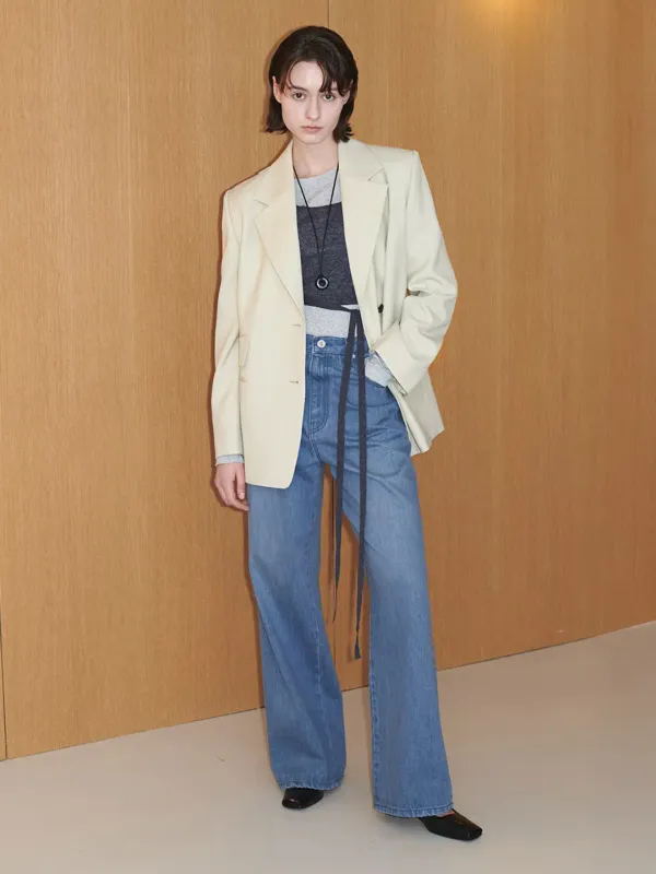 Back Slit Tailored Jacket SW5SJ101-CW