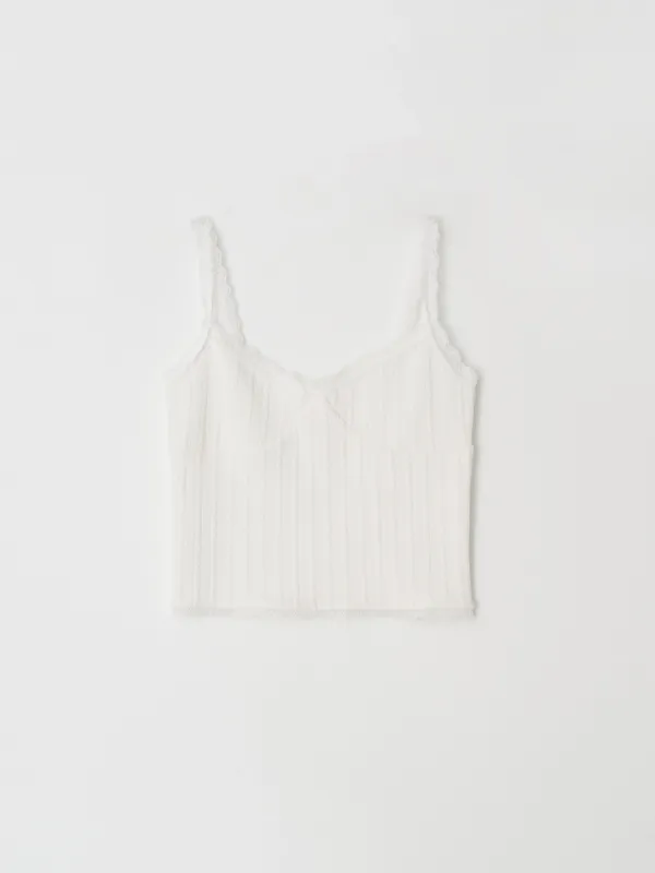 Frill Lace Sleeveless