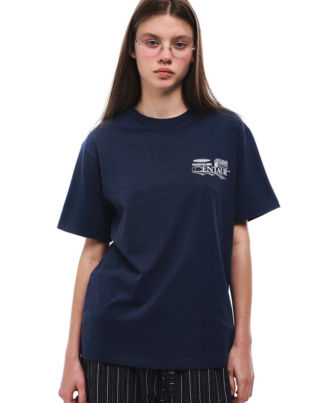 센토르 CENTAUR FREEDOM T-SHIRT_NAVY 상품 이미지 2