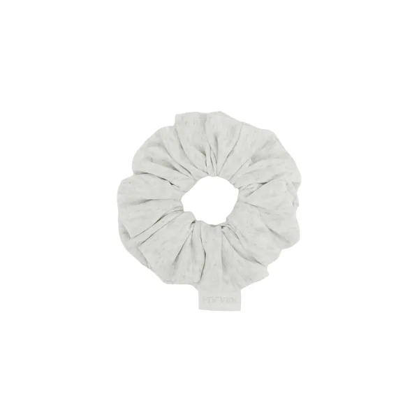 Cotton Jersey Scrunchie (snow grey)