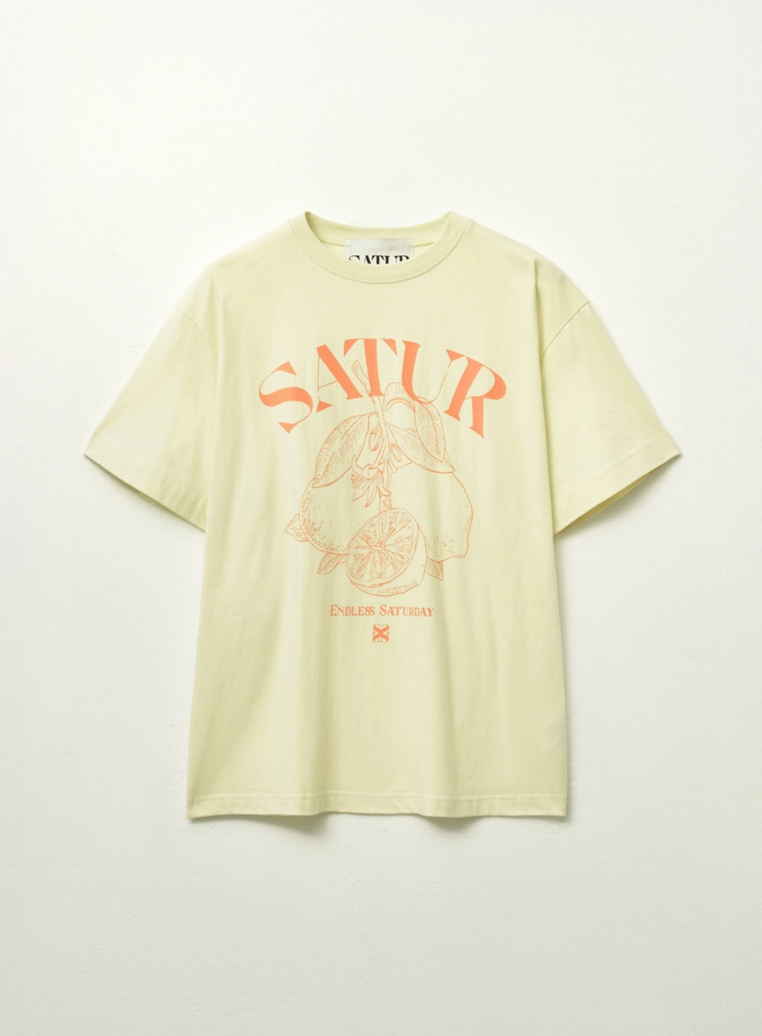 세터 Capri Citron Drawing Summer Graphic T-Shirt - Yellow 상품 이미지 1