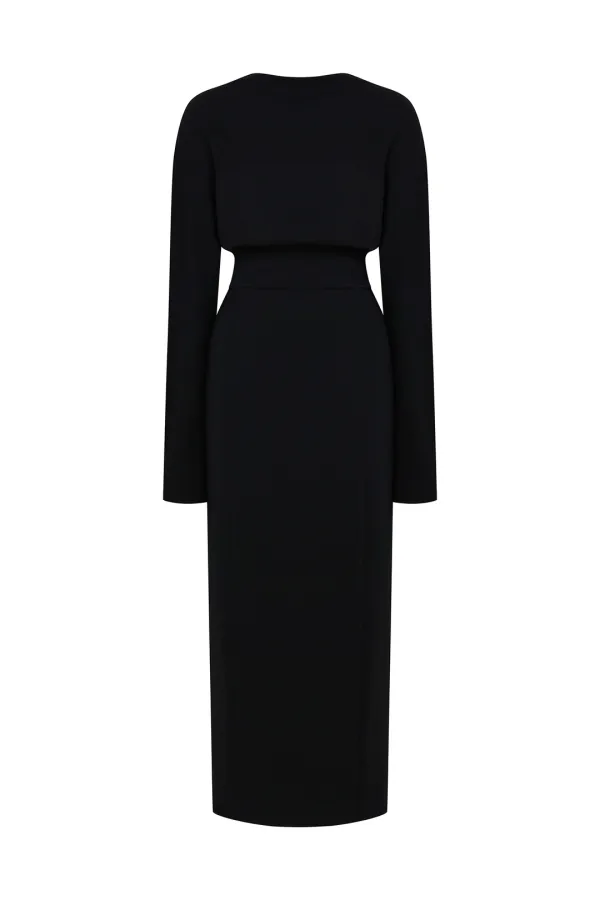 [25차 리오더]Drape Dress[LMBFCO23DR812]-Black