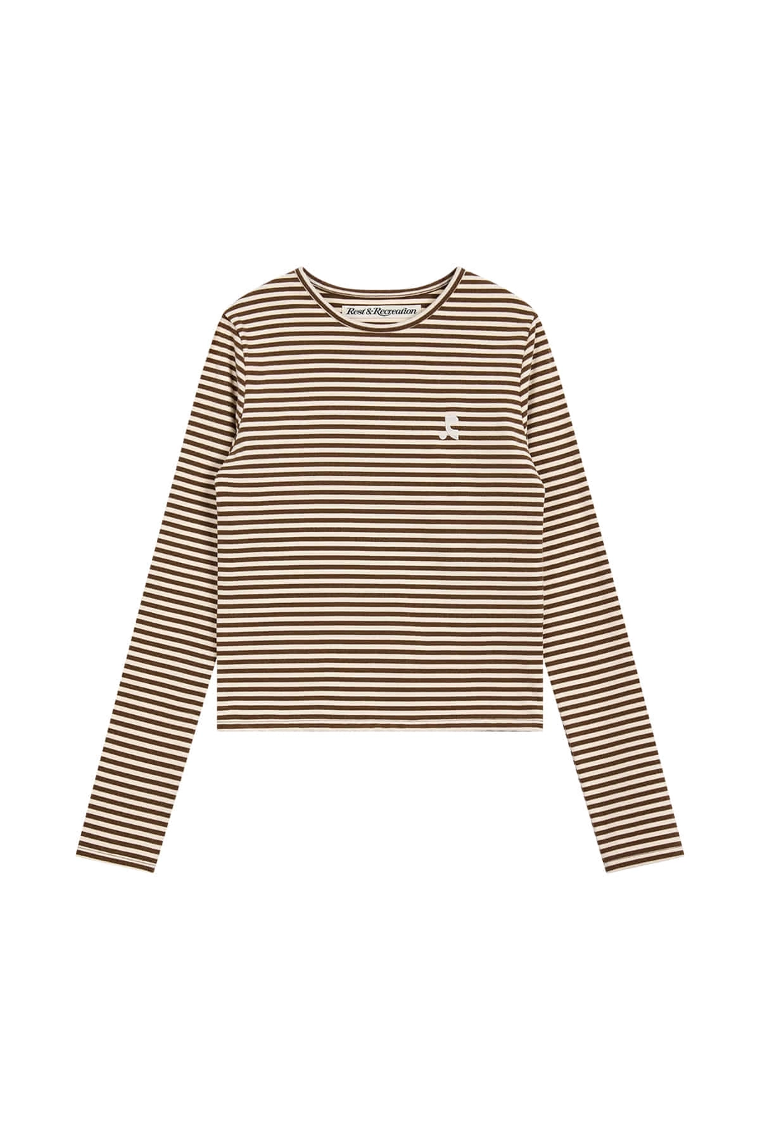 레스트앤레크레이션 STRIPE LONG SLEEVE - BROWN 상품 이미지 1