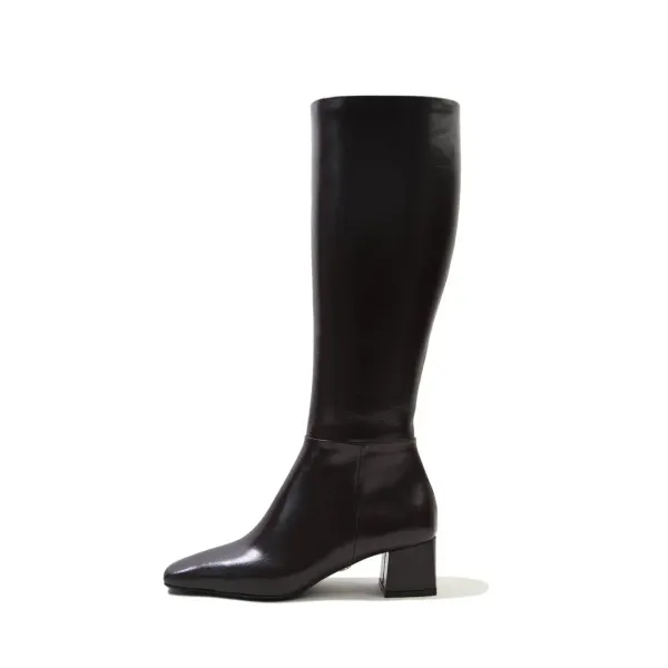 City long boots / 브라운
