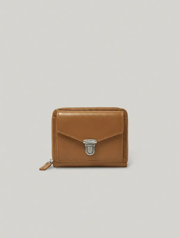 PORTE ZIIPPER WALLET ALMOND - VINTAGE포르테 지퍼 지갑