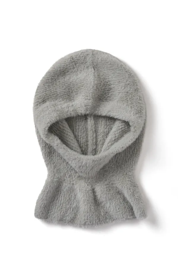 Hairy Balaclava Grey