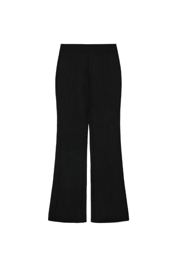 Crinkle trousers - Black