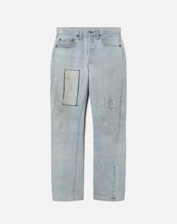80s Repaired Selvidge Levi's 501 -#118