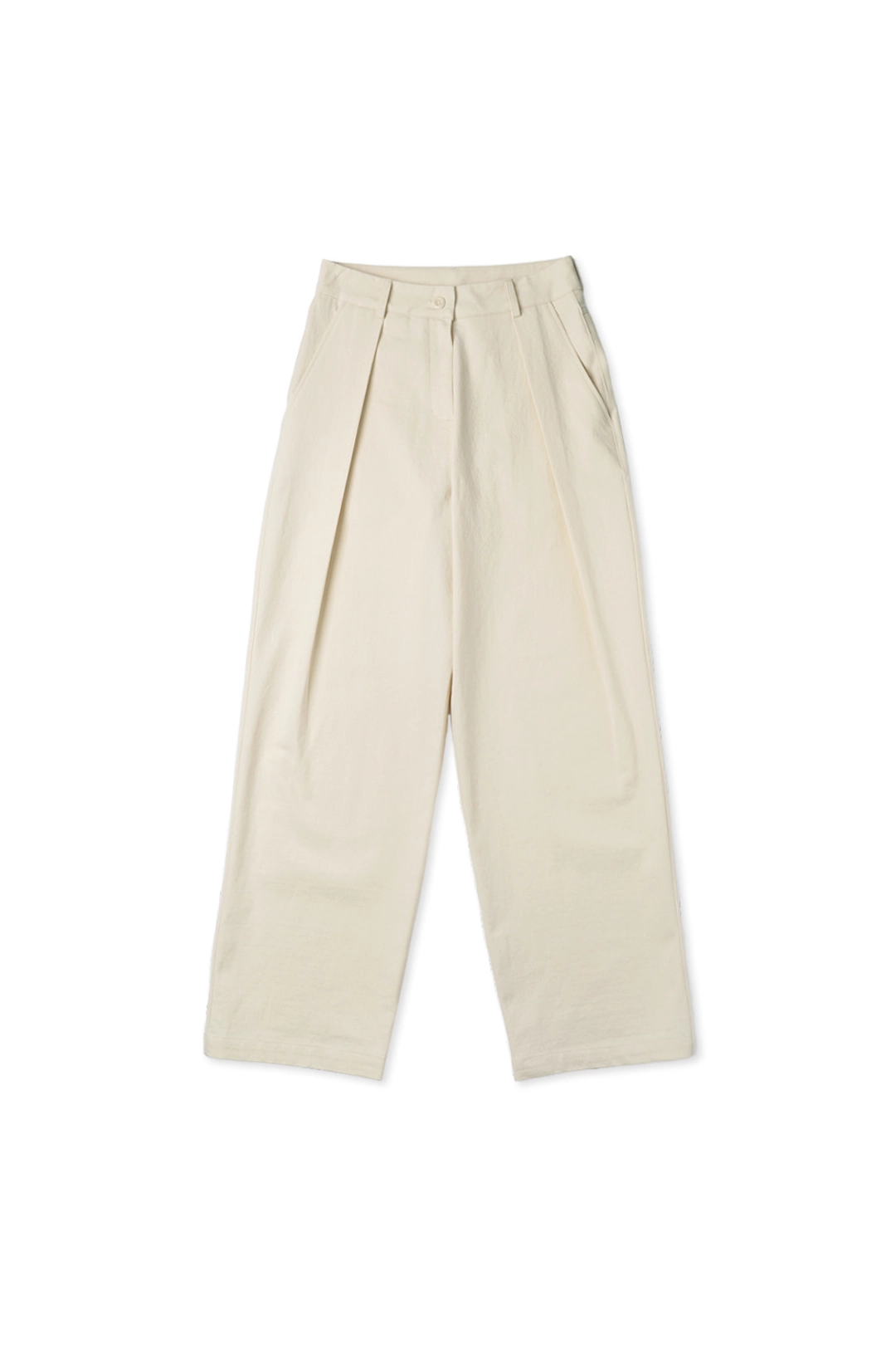 위드아웃썸머 Cotton chino pants_cream 상품 이미지 1