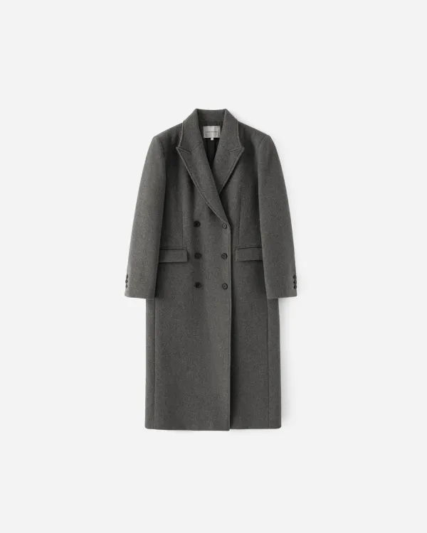Bino Wool Quilted Double Coat