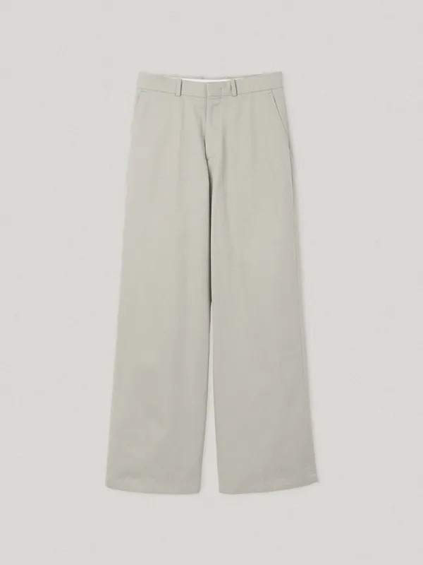 Adler Cotton Trouser Greige (3rd)