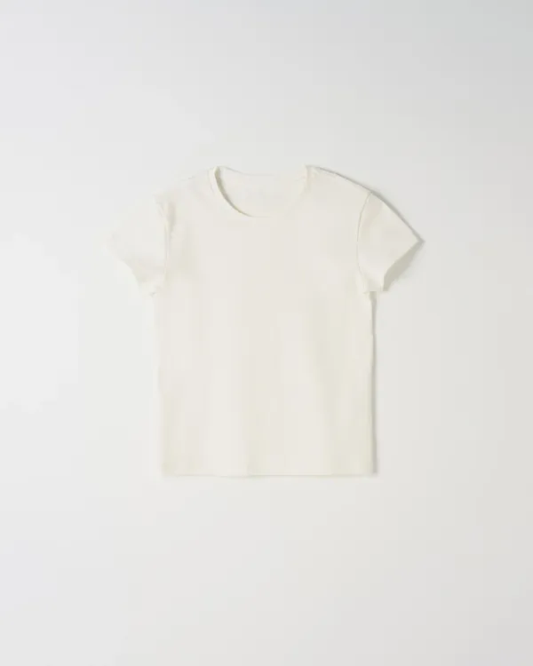 [2nd] Basic Rib T-Shirt [IVORY]