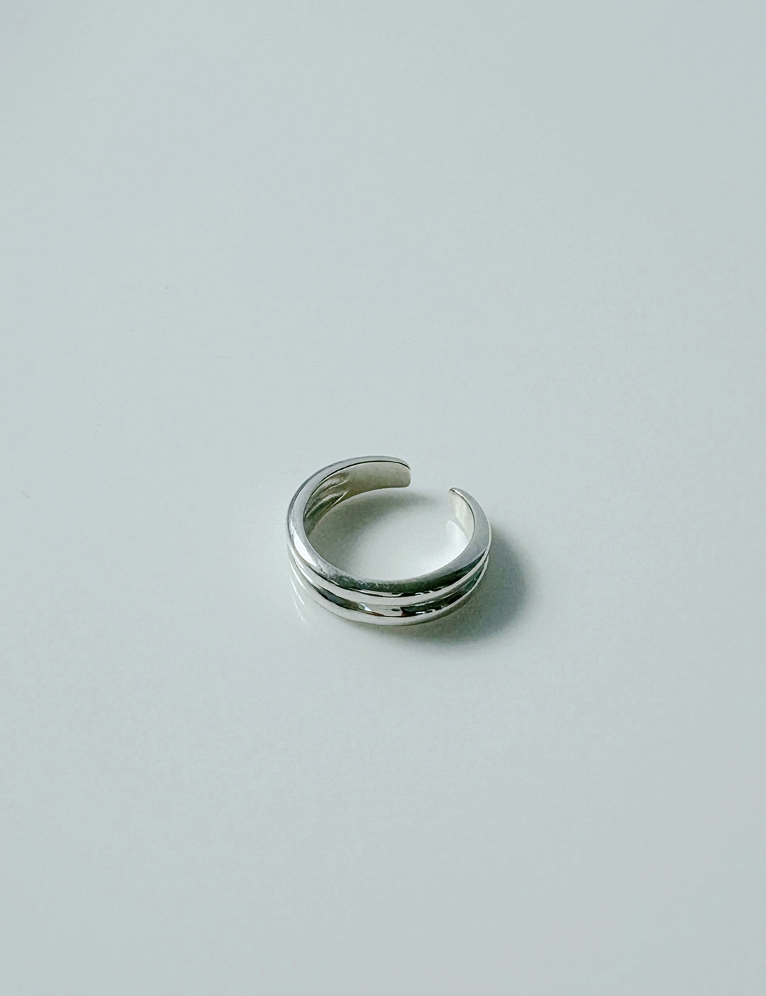 에뜨리브 Double Line Open Ring 상품 이미지 1