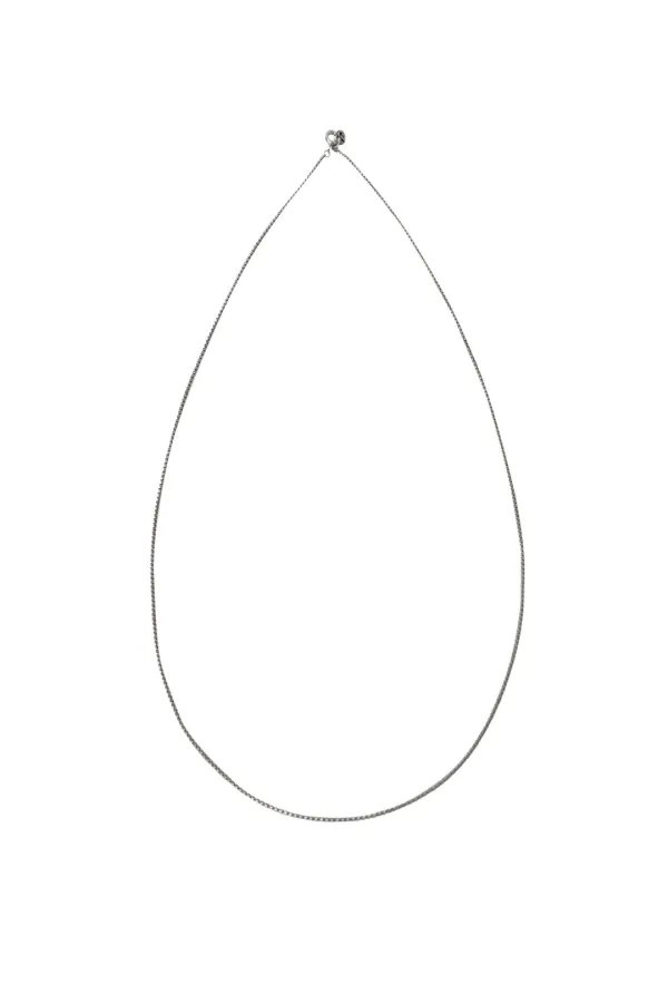 Via Silver line necklace (Silver)
