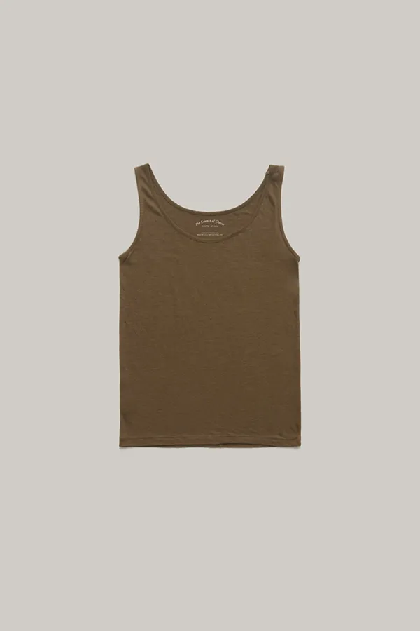 Cosmo Linen Sleeveless Tee