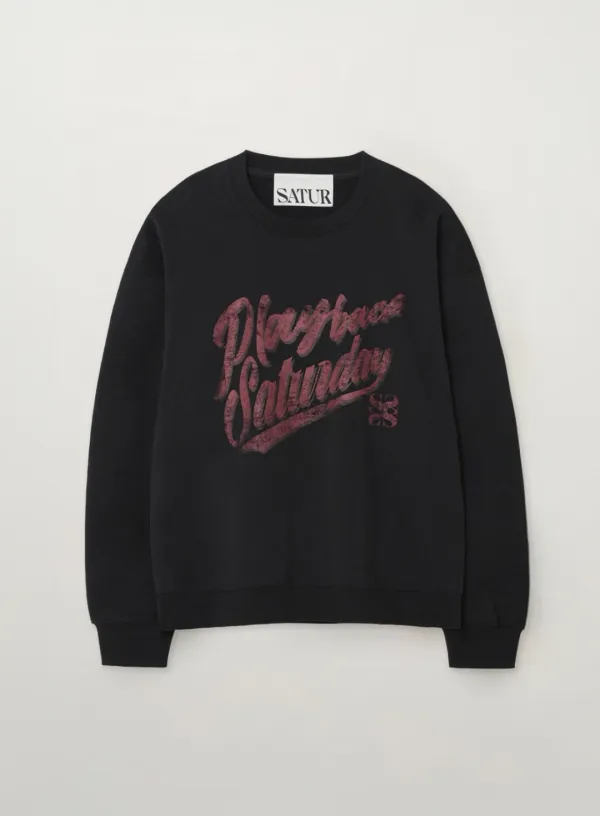 Playback Saturday Sweatshirt - Black