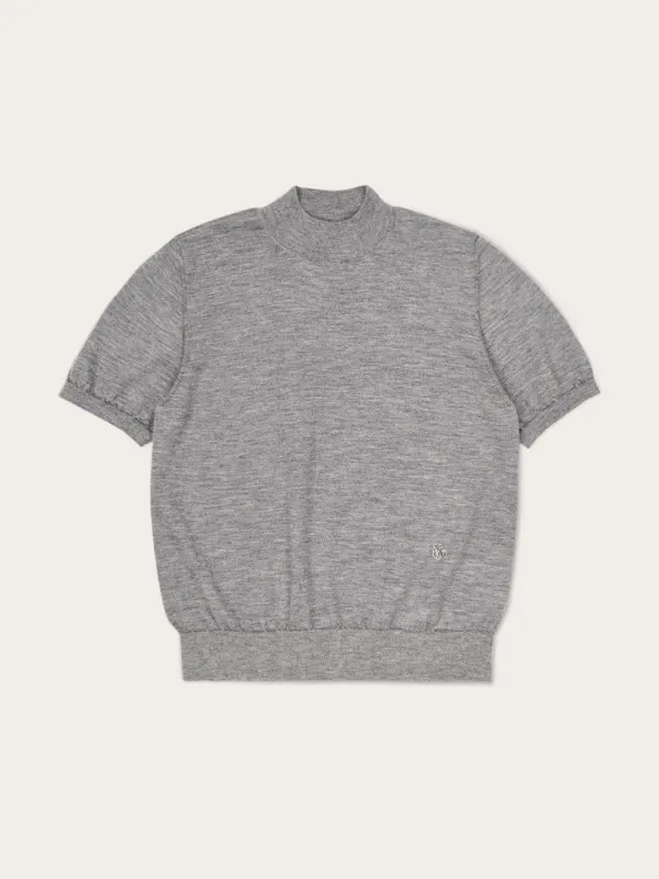 [CASHMERE 100] 심볼 모크넥 풀오버