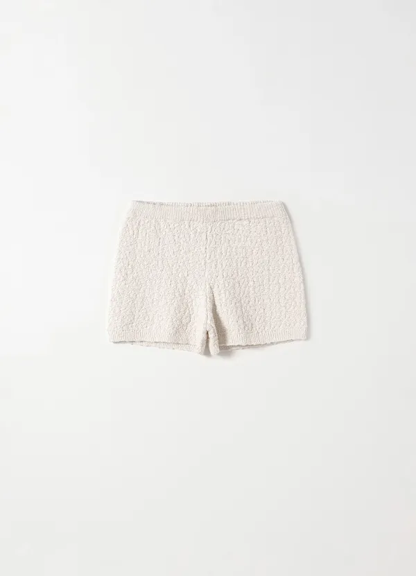 Courtney Knit Shorts(Cream)