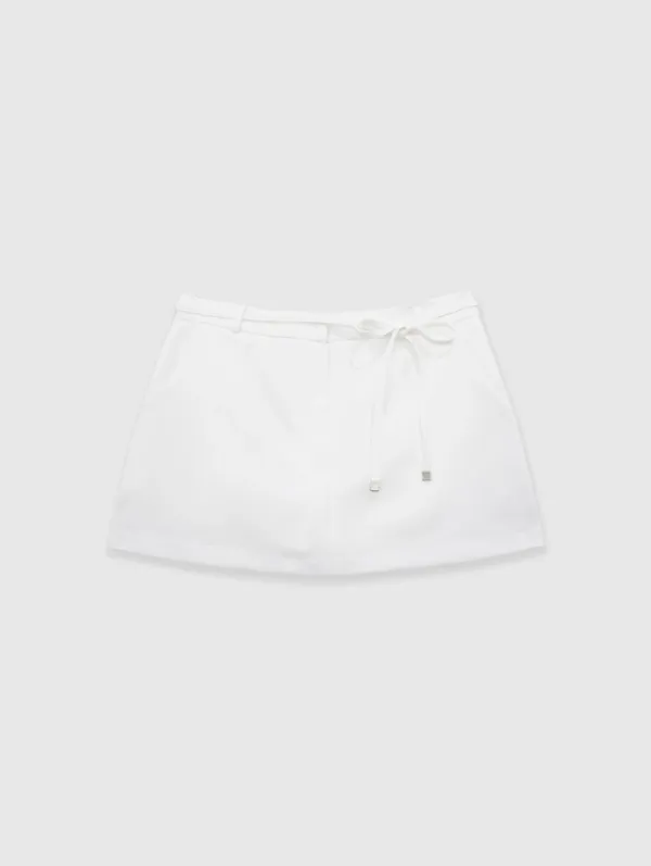 [43rd 예약주문] Mona Mini Skirt Pants (White)