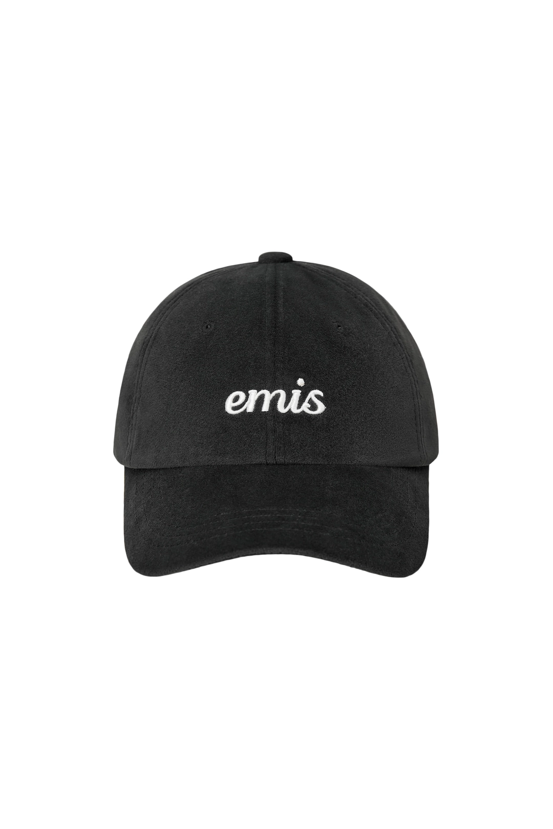 이미스 SMALL LOGO VELVET BALL CAP-BLACK 상품 이미지 1