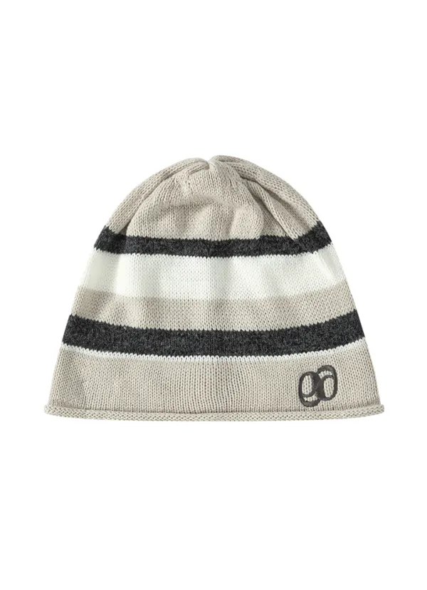 LOLLY STRIPE BEANIE / BEIGE