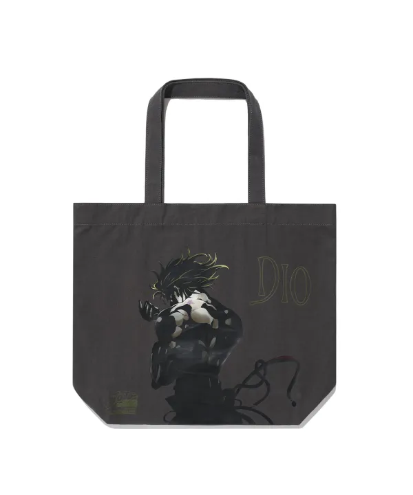 jojo\'s stardust crusaders dio tote bag[deep charcoal]