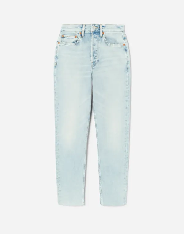 Comfort Stretch High Rise Ankle Crop - Calm Waters