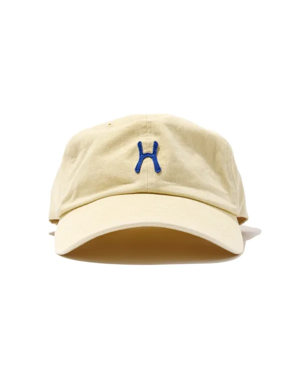 H Logo Cotton Ball Cap_Light Yellow