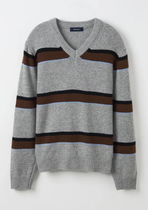 Jelly Wave V - Neck Gray