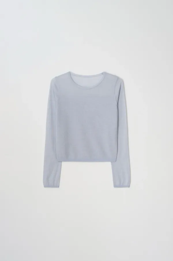 puri sheer knit (aqua)