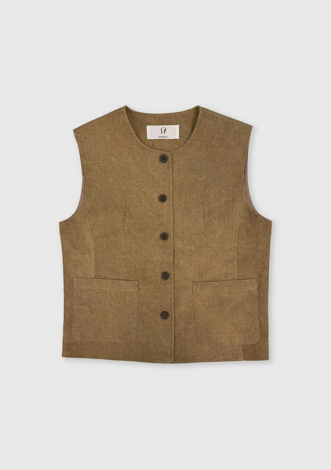 한올 Heritage Vest (Khaki Beige) 상품 이미지 1