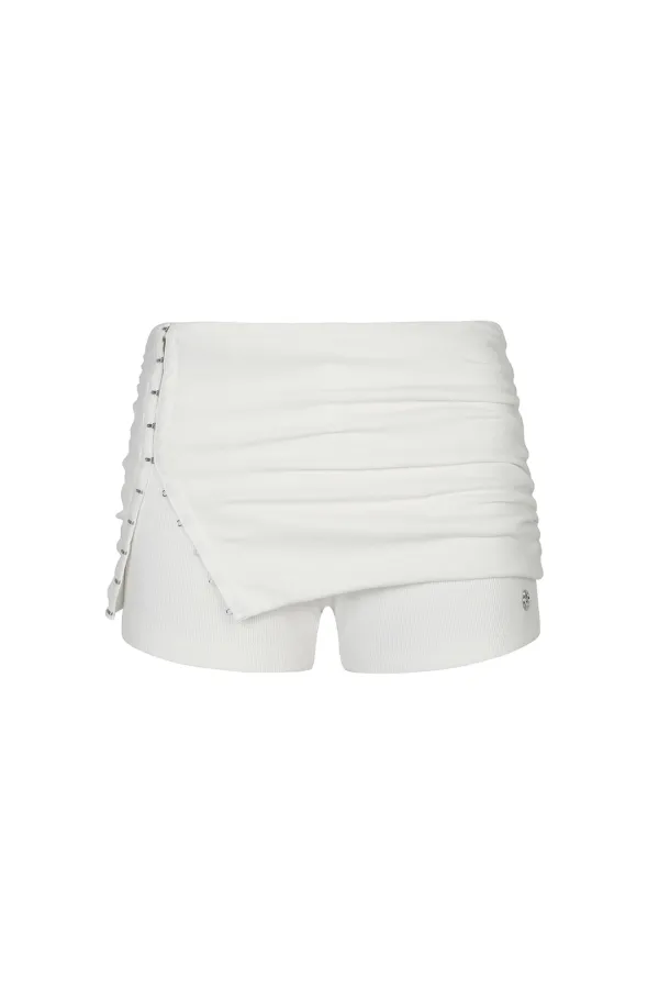 RUBY HOOK SHORTS (SS ver.) white