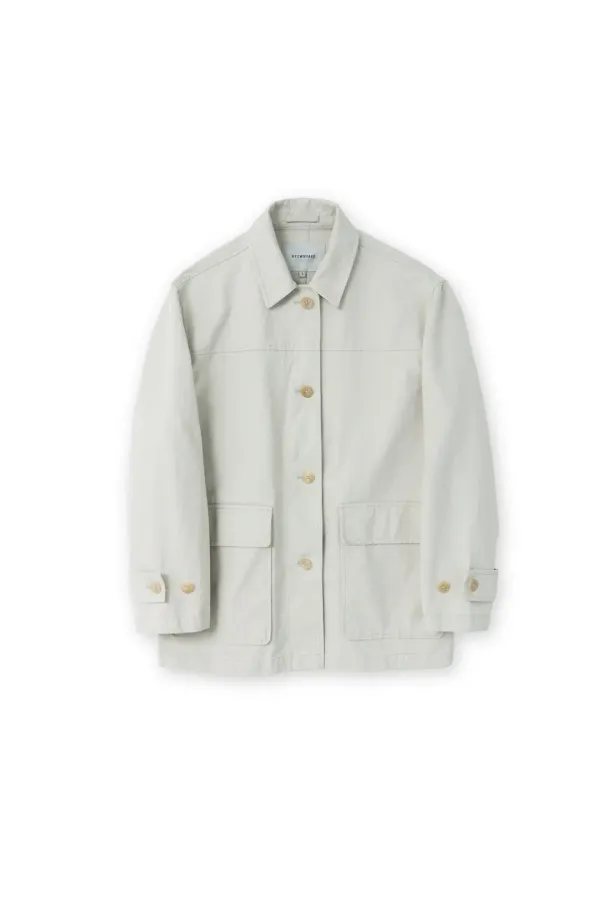 W Half Jacket, Ecru