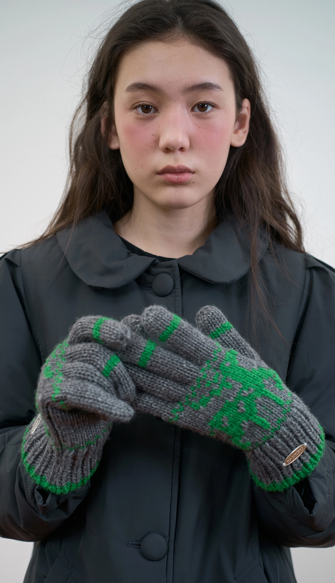 노컨텐츠 301.Snowy Gloves _ Charcoal 상품 이미지 2