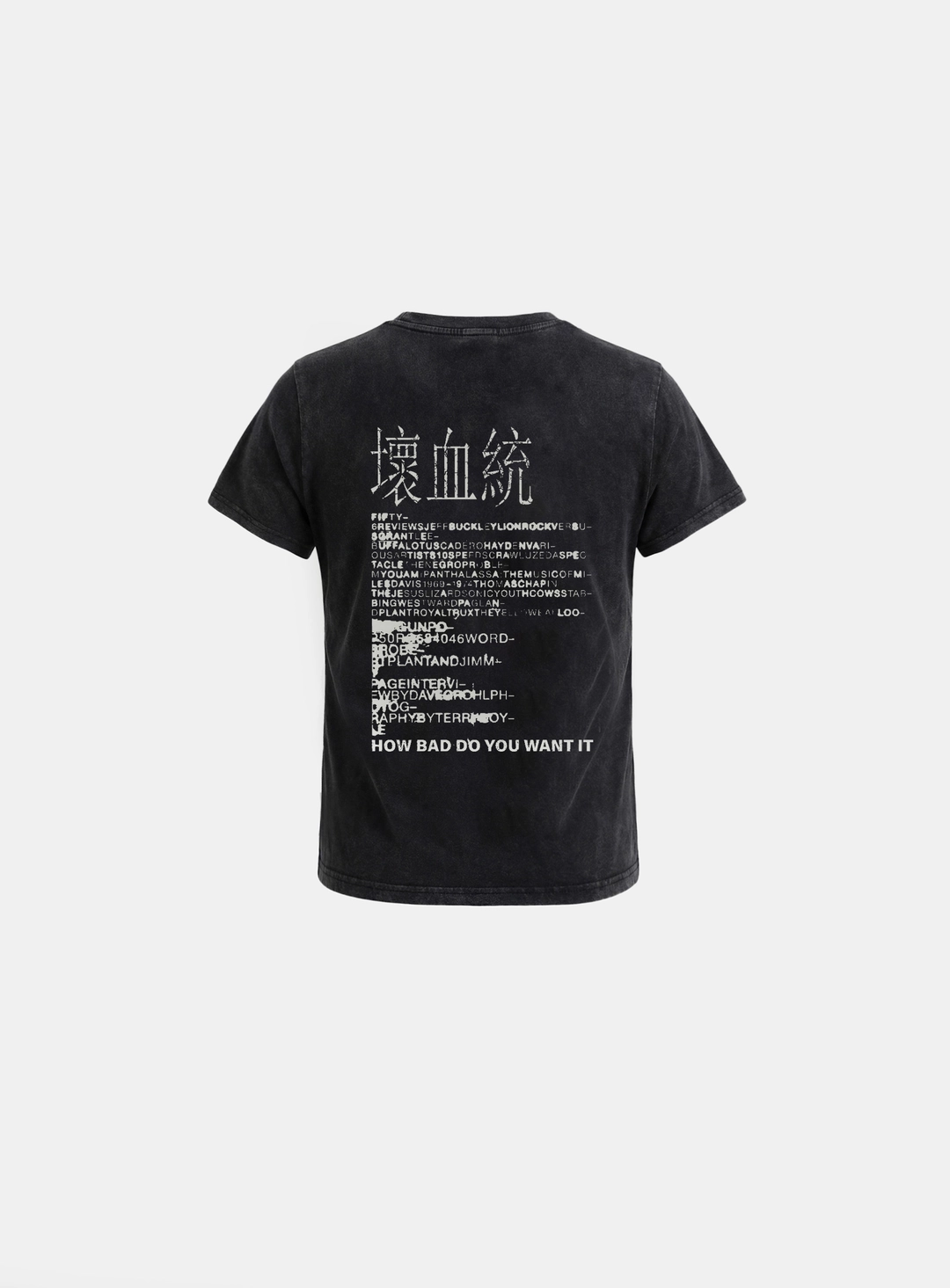배드블러드 [w-tee26-139] B.A.D. Short Sleeve T-Shirt - Black 상품 이미지 2