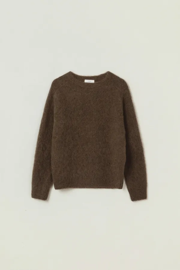 ALEPH ALPACA ROUND KNIT_BROWN