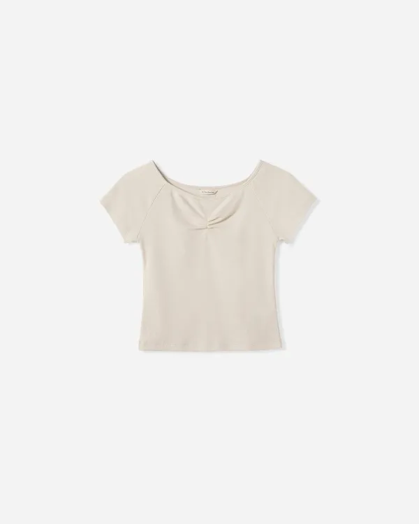 Miel Shirring T-shirt