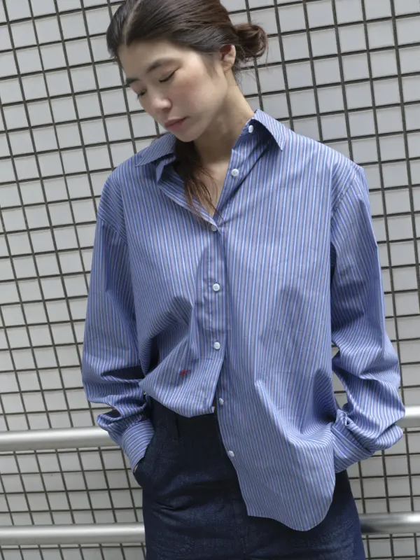 DAILY STRIPE SHIRT IN BLUE