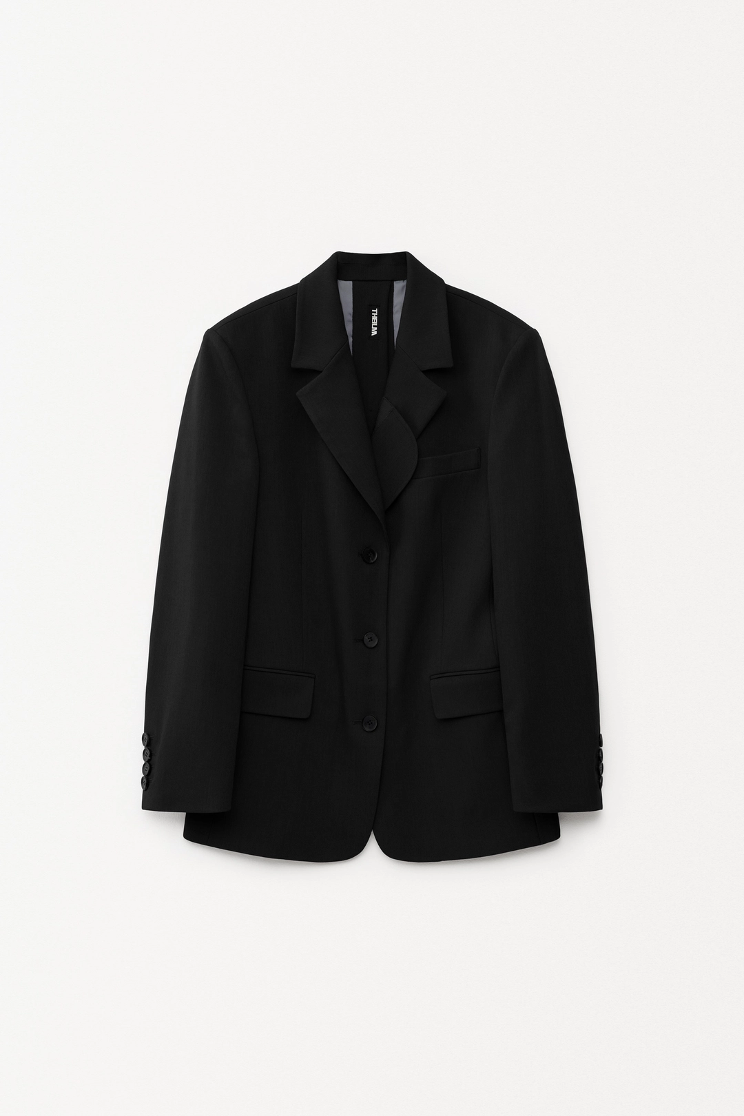 더일마 Ruben Back-Open Jacket black 상품 이미지 1