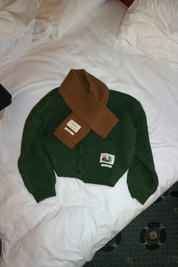 Momo Cardigan_Forest
