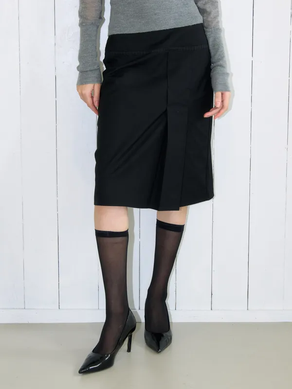 Contour Midi Skirt [Black]