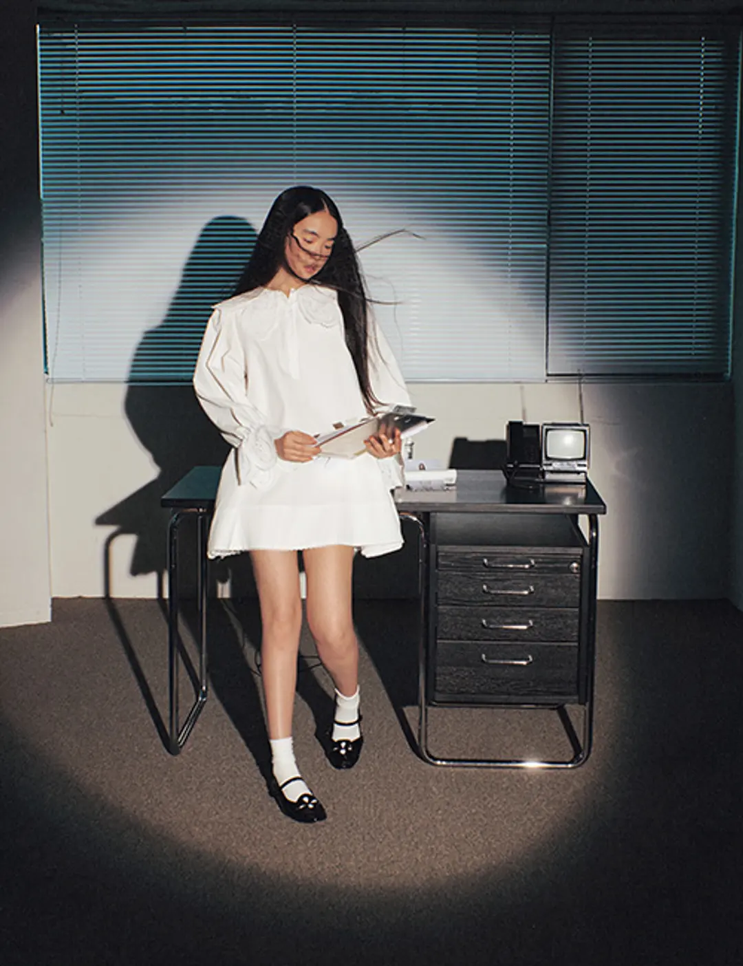 프레클 scallop punching dress 상품 이미지 2