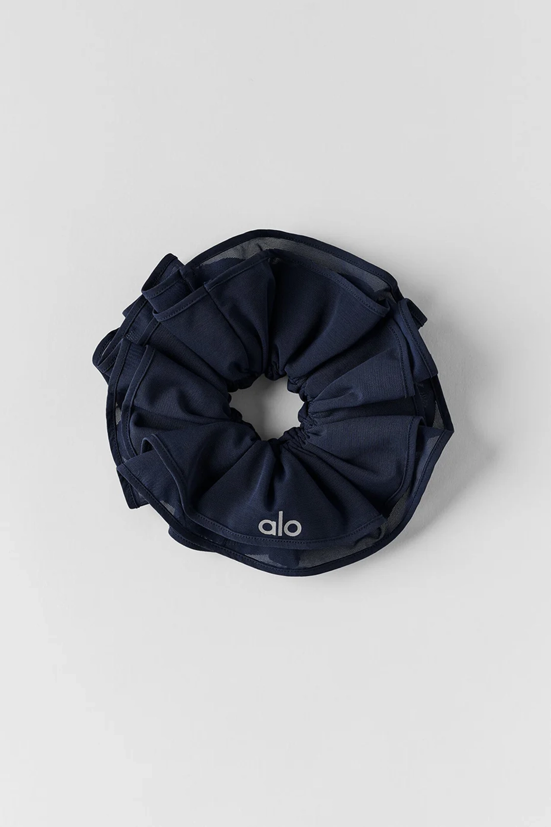 알로요가 Mesh Sweet Nothing Oversize Scrunchie - Navy 상품 이미지 2
