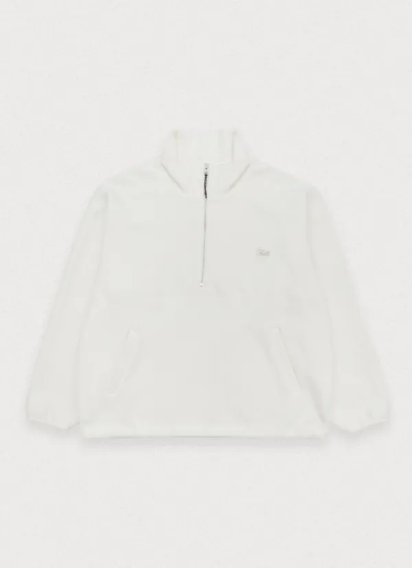 [3rd] Winter melt fleece zip-up - ivory