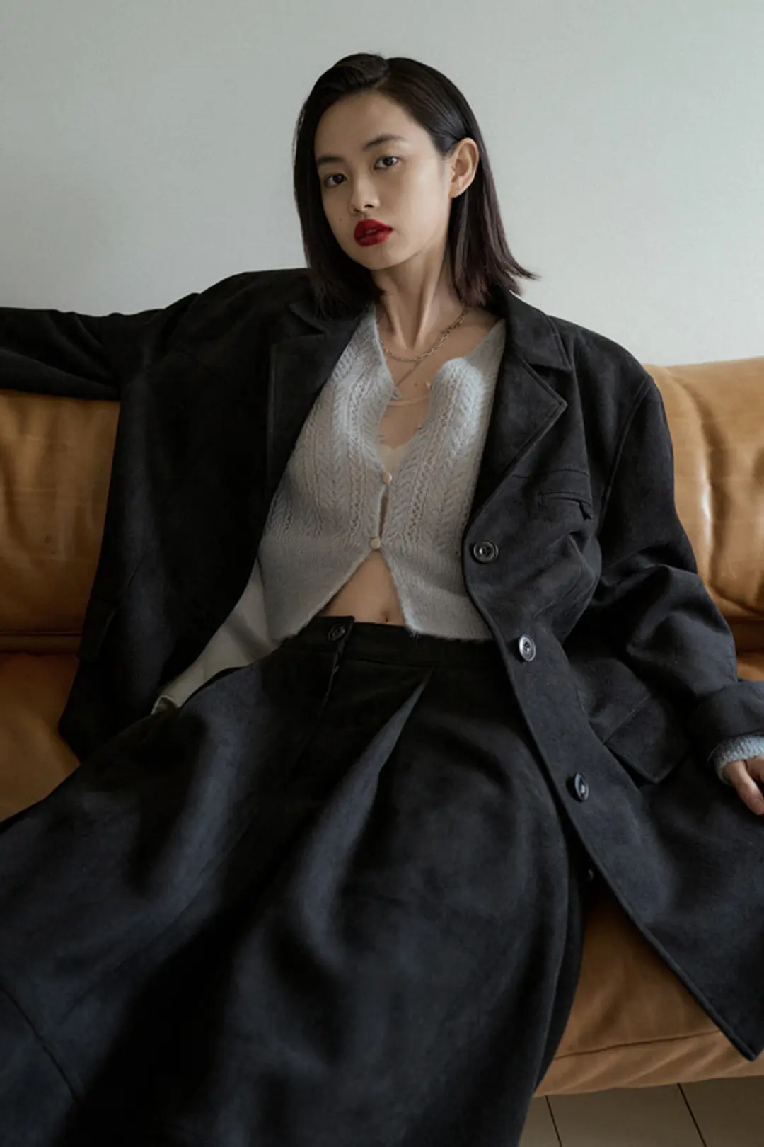 오버듀플레어 CLASSIC SUEDE JACKET_BLACK 상품 이미지 2