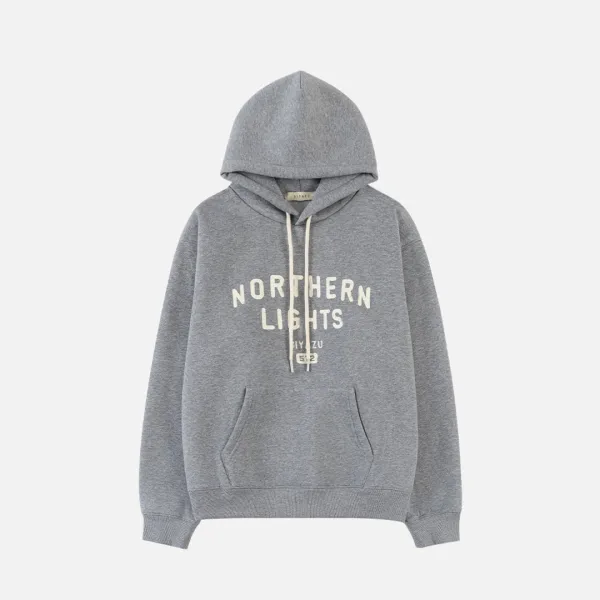 SITP5251 NORTHERN LIGHTS 기모 후드티_Melange gray
