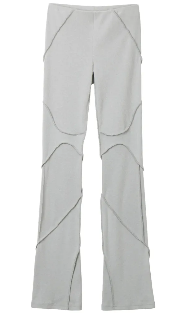 Line banding pants (Gray)