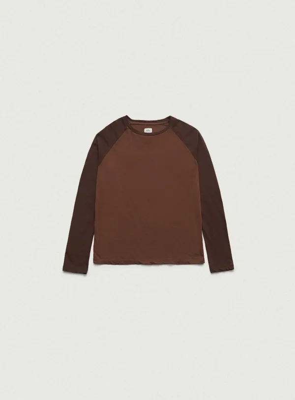 Raw Raglan T-Shirt_Brown