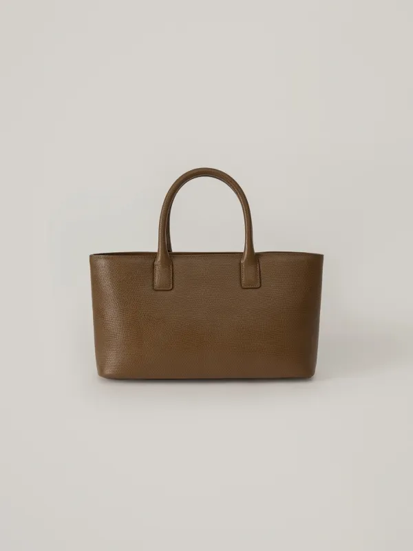 Lizard Molt Tote Bag - Caramel